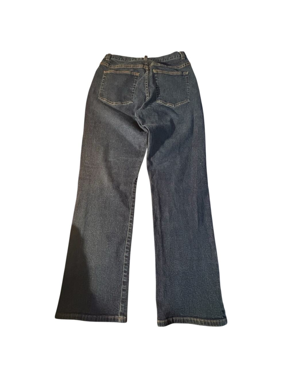 Caslon Mid-Rise Straight Leg Jeans Women’s Size 12 Dark Wash Comfort Office Work